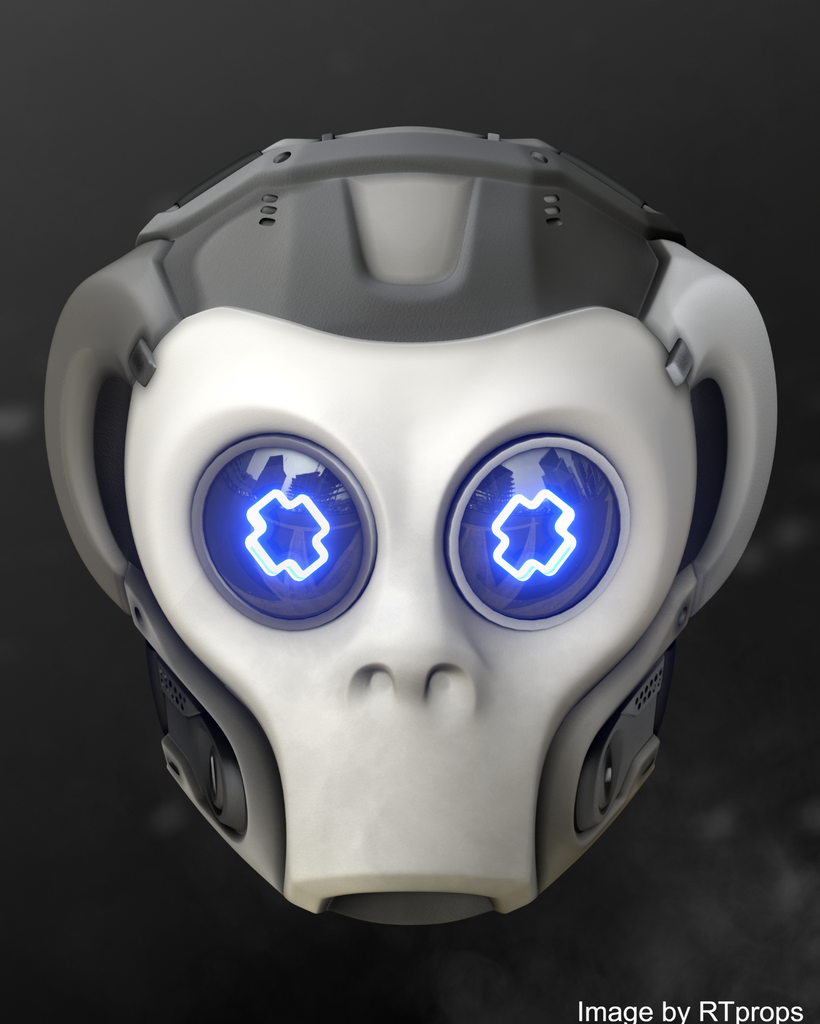 NEO MONKEY mask by RTprops | Production Ready 3D-Model