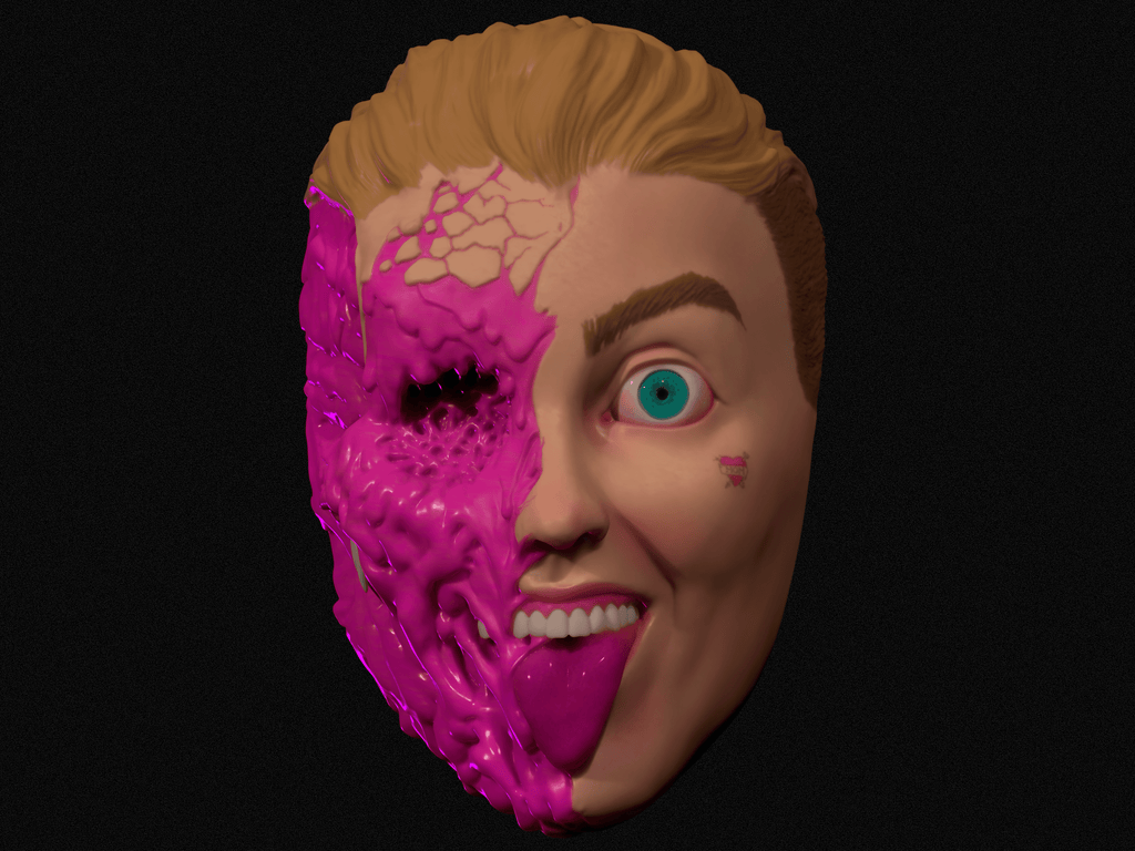 Bubblegum B*tch mask by SecondNature Workshop | Production Ready 3D-Model