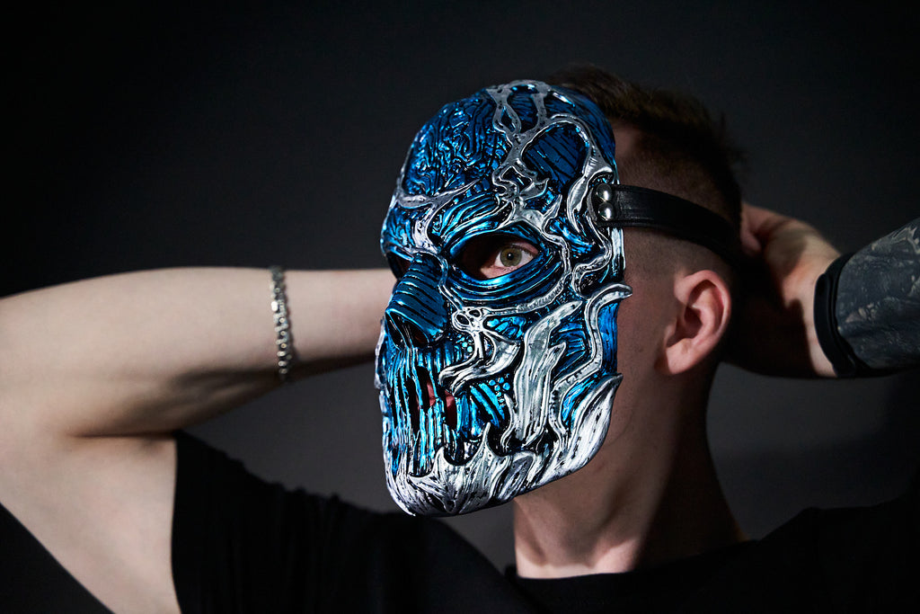V-Man TESF Plastic mask | The End So Far album | Devil Face mask