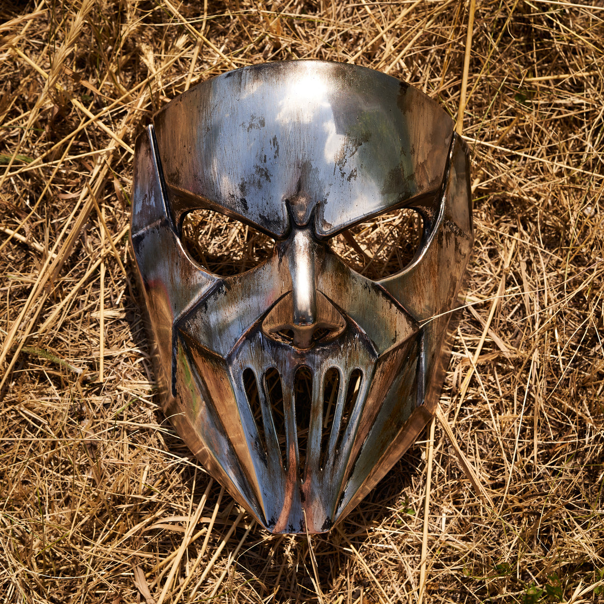 Mick #7 WANYK Chrome plastic mask | We Are Not Your Kind album | Punisher  mask