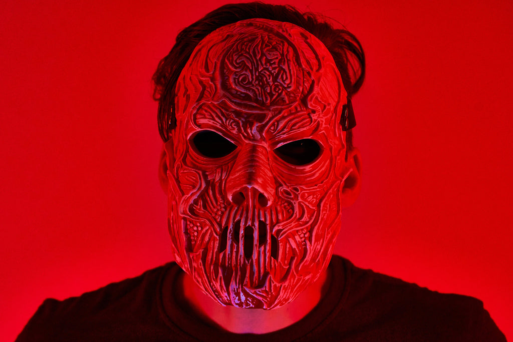 V-Man TESF Plastic mask | The End So Far album | Devil Face mask