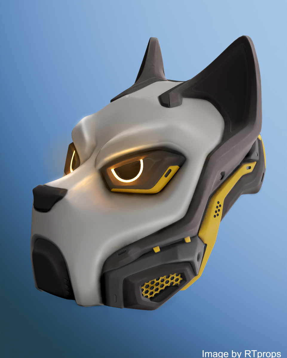 Evo Color Mask Evo Dog V2 RGB LED Mask | Wolfy mask | Cosplay mask – SecondNature.ws