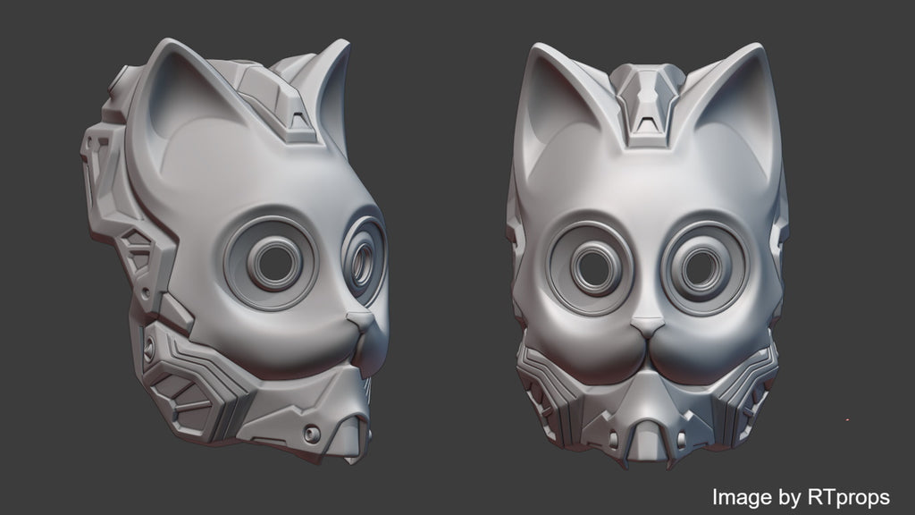 NEO NEKO mask by RTprops | Production Ready 3D-Model