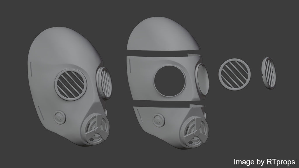 VECTOR mask by RTprops | Production Ready 3D-Model