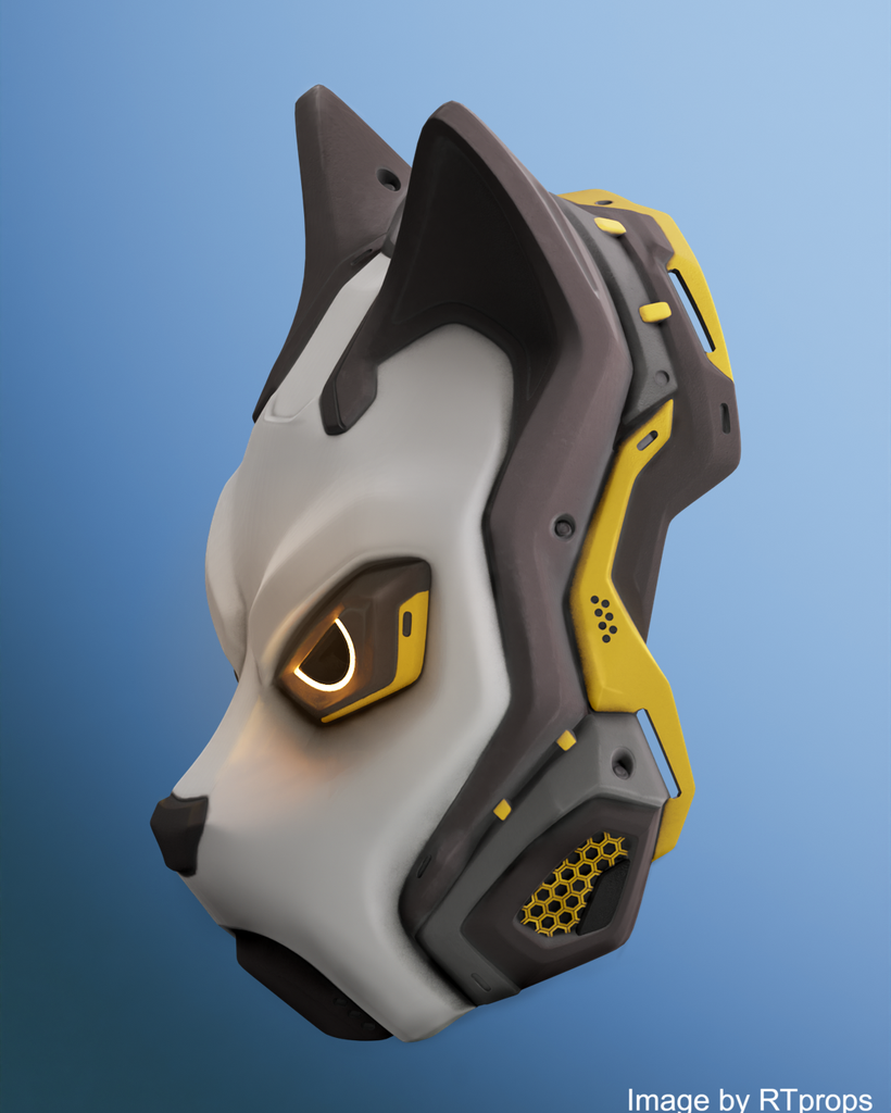 EVO DOG V2 mask by RTprops | Production Ready 3D-Model