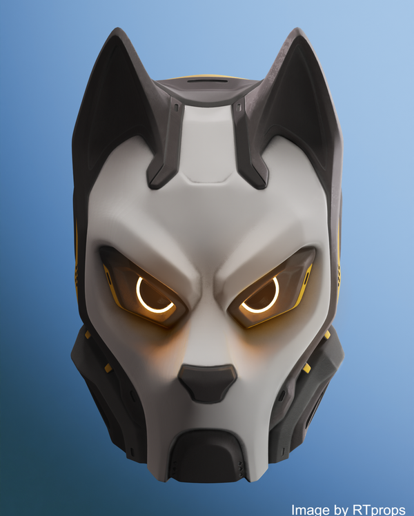 EVO Dog V2 mask by RTprops | CyberFurry mask