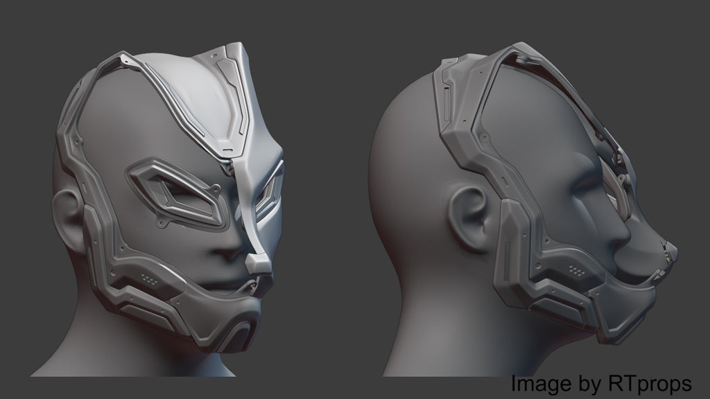 EVO FOX mask by RTprops | Production Ready 3D-Model