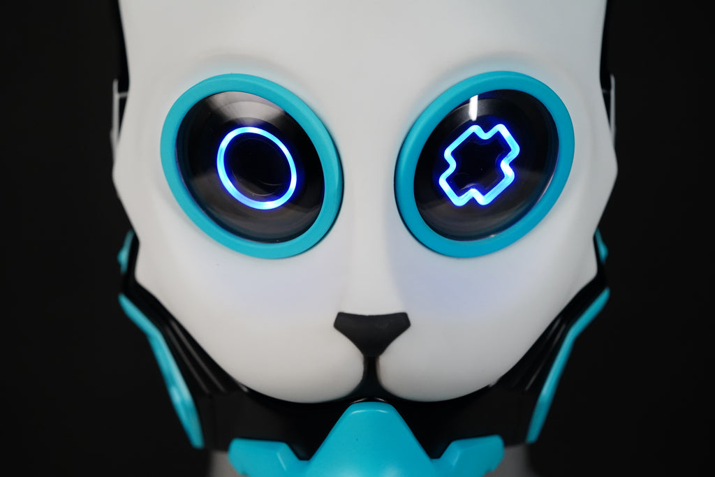 NEO Neko mask | Furry Kitten mask | Wireless RGB mask