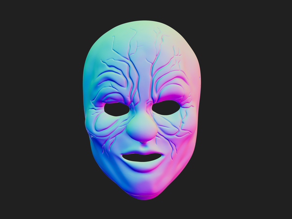 3D-model Clown mask | 3D-printing 3D-design | Murdering Clown