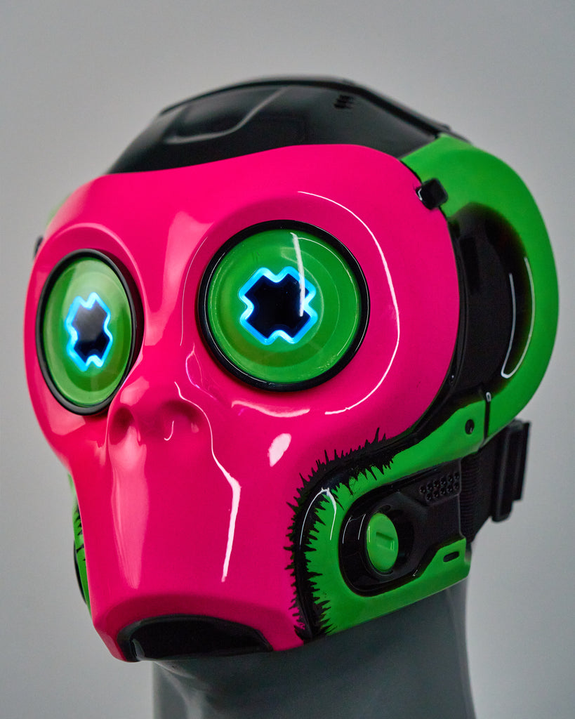 Neo Monkey RGB LED Mask | Sci-Fi Monkey Mask – SecondNature.ws