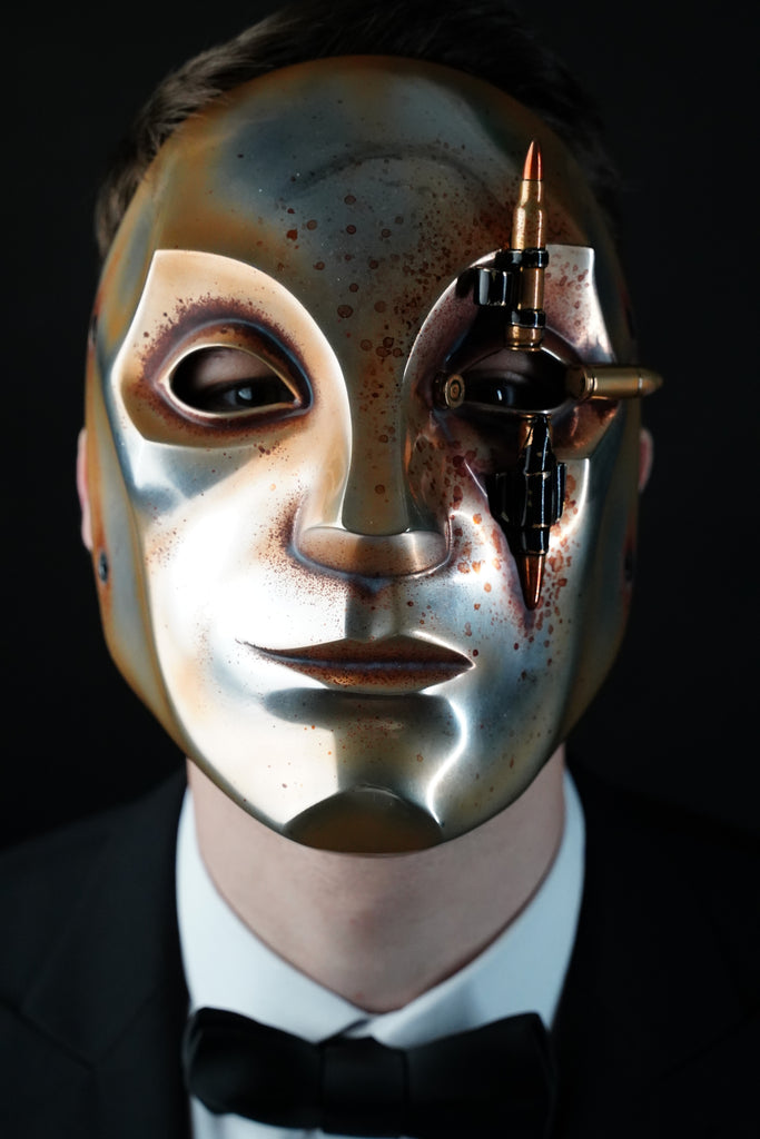 Danny NFTU Gold mask from Hollywood Undead