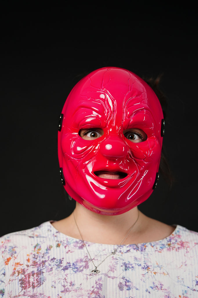 Clown #6 WANYK plastic mask ver. 2 | Barbie color | Good Halloween mask