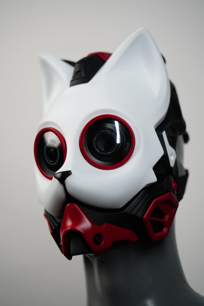 NEO Neko mask | Furry Kitten mask | Wireless RGB mask