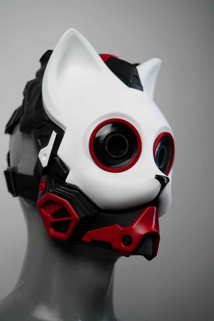 NEO Neko mask | Furry Kitten mask | Wireless RGB mask