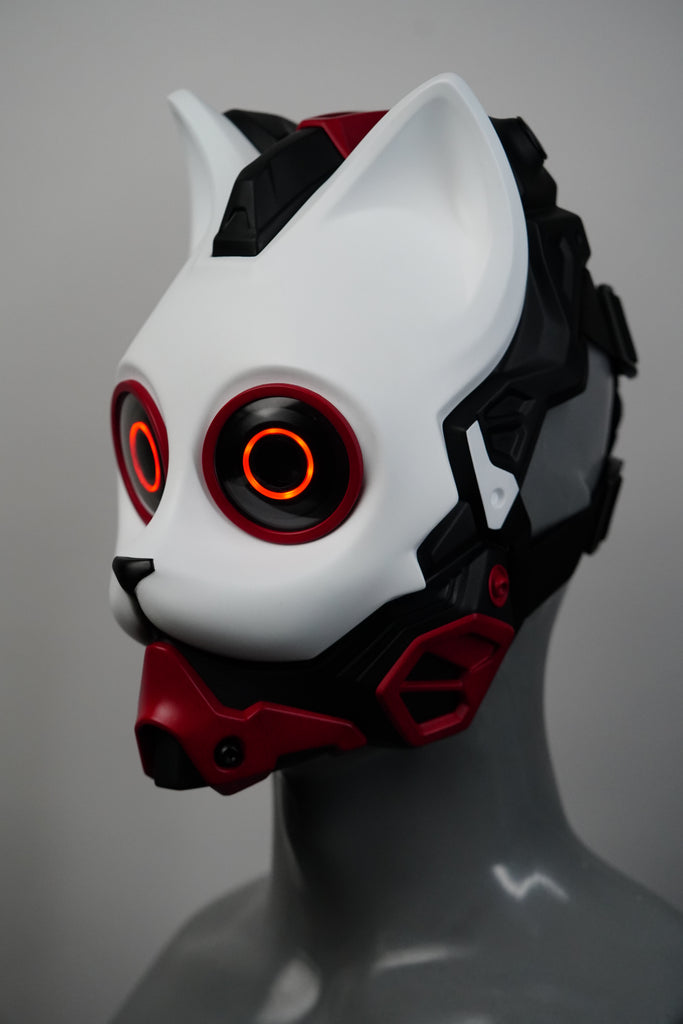 NEO Neko mask | Furry Kitten mask | Wireless RGB mask