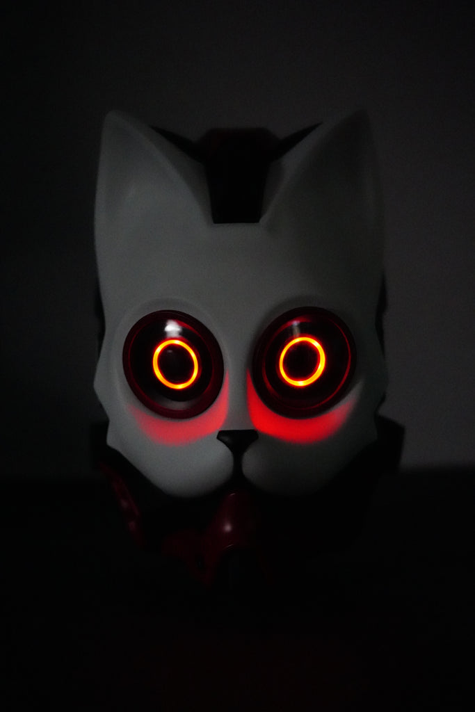 NEO Neko mask | Furry Kitten mask | Wireless RGB mask