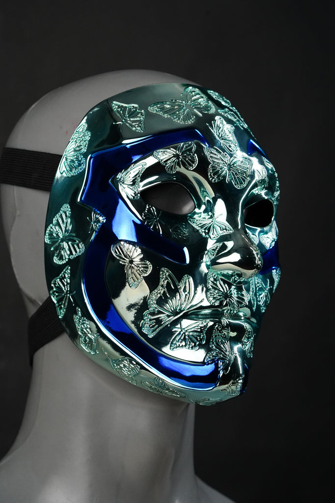 Johnny 3 Tears V Chrome mask from Hollywood Undead