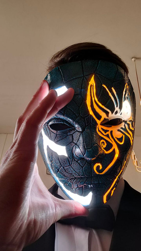 Johnny 3 Tears NFTU LED mask | Hollywood Undead Notes from the Underground album