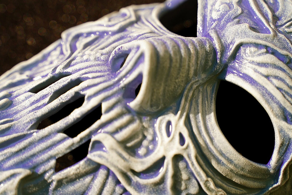 Vampire V-Man Photochrome Ultraviolet plastick mask | Dracula face | Dark side