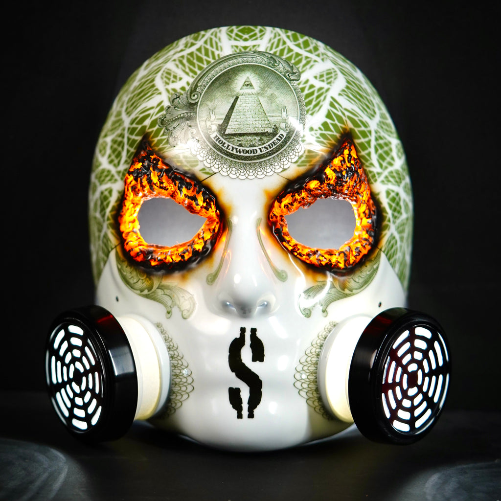 J-Dog NFTU LED mask | Hollywood Undead Notes from the Underground album | Blind mask