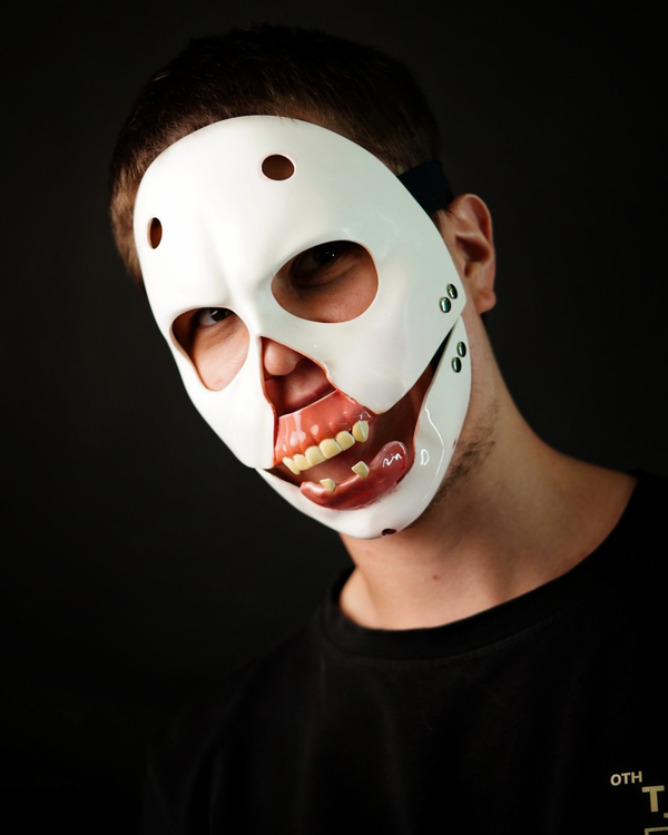 Skully Dummy plastic mask | Horrible Doll Face | Zombie Hallowen Barbie mask