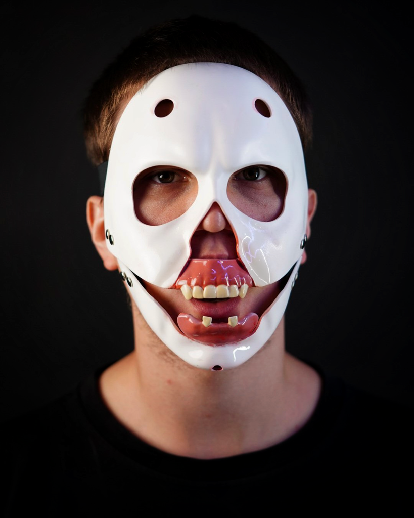 Skully Dummy plastic mask | Horrible Doll Face | Zombie Hallowen Barbie mask