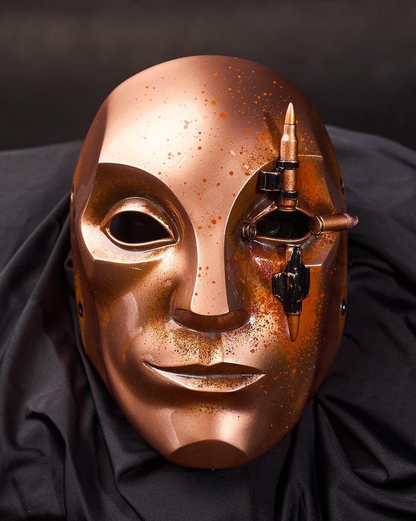 Danny NFTU Gold mask from Hollywood Undead