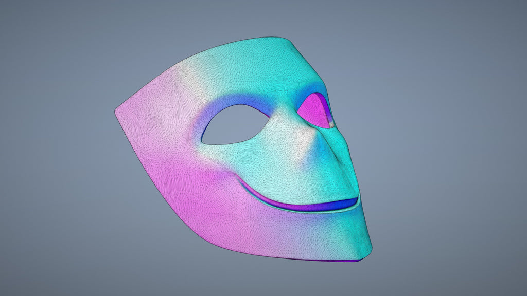 3D-model Bloody Painter Creepypasta | 3D-printing 3D-design | Creepy Mask
