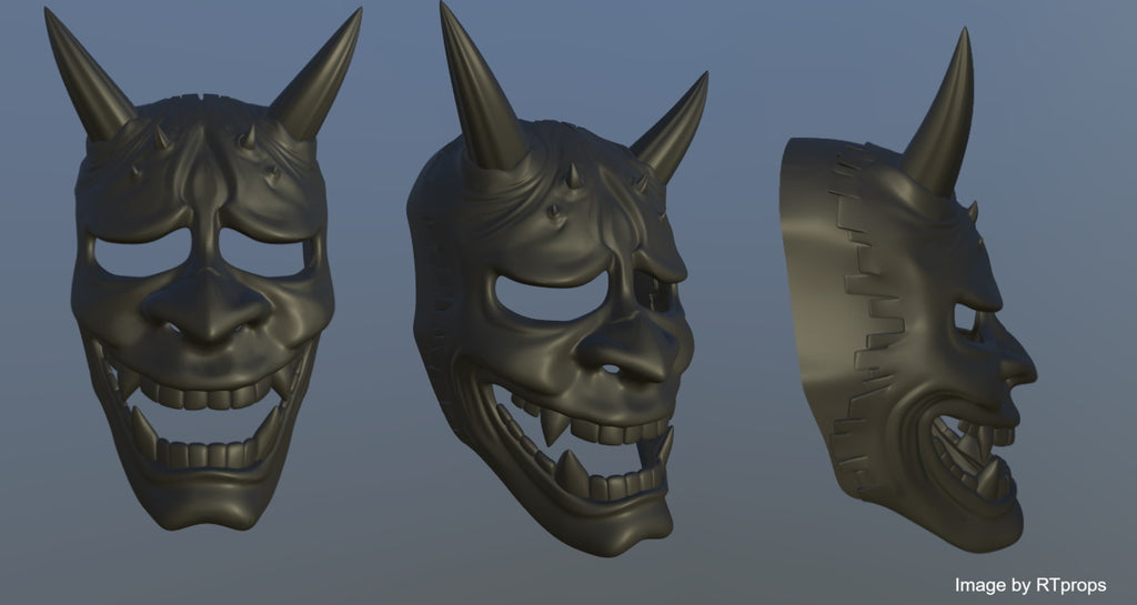 Hannya mask model by RTprops 般若