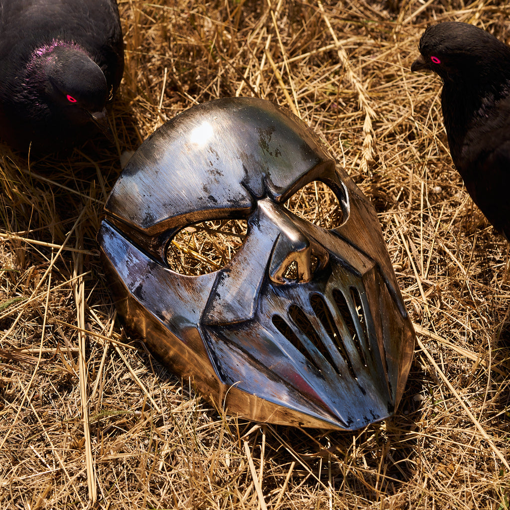 Mick #7 WANYK Chrome rusted Plastic mask | Punisher mask