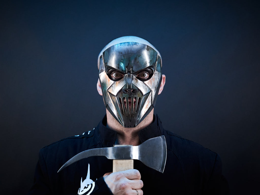 Mick #7 WANYK Chrome plastic mask | We Are Not Your Kind album | Punisher mask