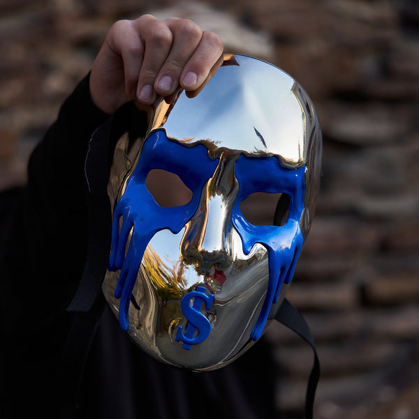 J-Dog mask V | Hollywood Undead FIVE album | Daredevil Gold Mask