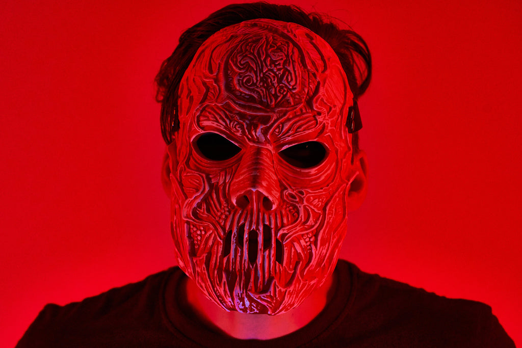 V-MAN TESF Plastic mask | The End So Far album | Devil Face mask