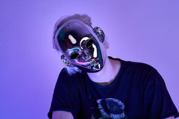 Grim Boy Chrome Plastic mask | Dollface mask
